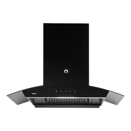 KAFF VASCO DHC 75cm 1250m3/hr Ducted Auto Clean Wall Mounted Chimney with Touch Control Panel (Black)-image-42