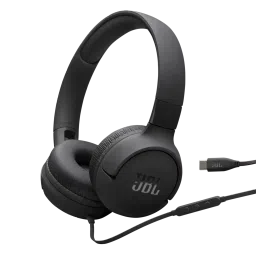 JBL Tune 520C JBLT520CBLK Wired Headphone with Mic (USB Type-C Connector, On Ear, Black)-picture-2