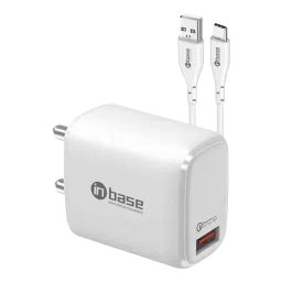inbase in base Ether Q181 18W Type A Fast Charger (Adapter Only, Over Current Protection, White)-picture-7