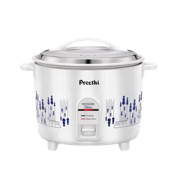 Preethi Glitter 1.8 Litre Electric Rice Cooker with Keep Warm Function (White)-19