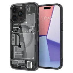 spigen Ultra Hybrid TPU & Polycarbonate Back Cover for Apple iPhone 15 Pro Max (Supports Wireless Charging, Zero One)-picture-19