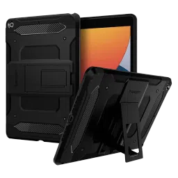 spigen Tough Armor Tech Polycarbonate Back Case with Stand for Apple iPad 10.2 Inch (Air Cushion Technology, Black)-picture-26