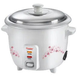 Prestige Delight PRWO 1.5 Litre Electric Rice Cooker with Auto Keep Warm Function (White)-image-10