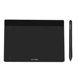 XP pen Deco Fun S 16cm (6.3 Inches) e-Writer Digital Pad (60 Degree Tilt Function, Apple Green)-2
