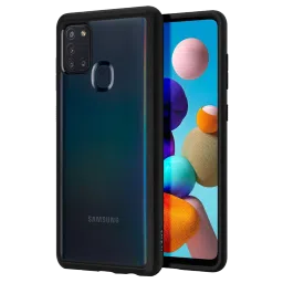 spigen Ultra Hybrid Hard Polycarbonate & TPU Back Cover for SAMSUNG Galaxy A21S (Shock Proof, Black)-picture-5