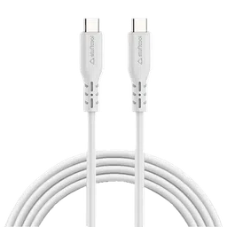 stuffcool Celer Type C to C 4.9 Feet (1.5M) Cable (Sync and Charge Support, White)-20