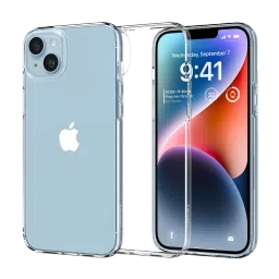 spigen Liquid Crystal TPU Back Case for Apple iPhone 14 (Wireless Charging Compatible, Crystal Clear)-picture-49
