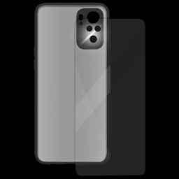 Arrow Duplex Screen Protector & Polycarbonate Back Cover Combo for Redmi Note 10 (Anti Scratch Design, Black)-picture-12