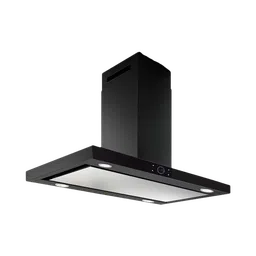 elica ISMART SPOT H6 EDS ISLAND LTW 90 NERO 90cm Ducted Ceiling Mounted Chimney with Touch Control Panel (Black)-image-71