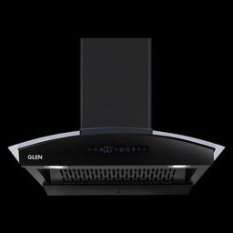 GLEN 6069 BL BLDC 76cm 1400m3/hr Ducted Auto Clean Wall Mounted Chimney with Touch Control Panel (Black)-image-42