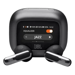 JBL Live Flex 3 TWS Earbuds with Adaptive Noise Cancellation (IP54 Water Resistant, Touchscreen Display, Black)-picture-25