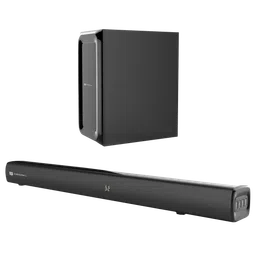 PORTRONICS Pure Sound 102 160W Bluetooth Soundbar with Remote (Surround Sound, 2.1 Channel, Black)-image-18