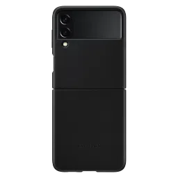 SAMSUNG Soft Leather Back Cover for SAMSUNG Galaxy Z Flip3 5G (Premium Protection, Black)-picture-47