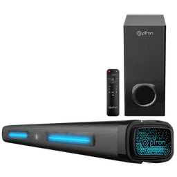 pTron Jazz Pro X1 240W Bluetooth Soundbar with Remote (Bass Boost, 2.1 Channel, Black)-23