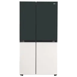 LG 650 Litres 3 Star Frost Free Side by Side Smart Wifi Enabled Refrigerator with Multi Air Flow (GL-B257EET3, Emerald Green Tango)-image-97