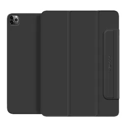 Hyphen VERSO Polyurethane Folio Case for Apple iPad Pro 12.9 Inch (3rd, 4th & 5th Gen) (Built-in Magnet, Black)-picture-4