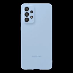 SAMSUNG Soft Silicone Hybrid Cover for SAMSUNG Galaxy A73 5G (Protects from Shock & Bumps, Arctic Blue)-picture-25