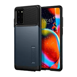 spigen Slim Armor TPU & Polycarbonate Back Case with Stand for SAMSUNG Galaxy Note 20 (Wireless Charging Compatible, Metal)-picture-36