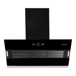 Faber Hood Vertigo 90cm 1200m3/hr Ducted Auto Clean Wall Mounted Chimney with Filterless Technology (Black)-image-43