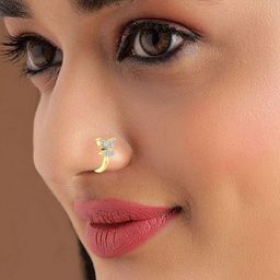 VAMA Cubic Zirconia Stud Nosepin-image-67