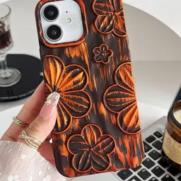 Luxury Kase Floral Printed iPhone 12 Back Case Mobile Accessories-picture-52