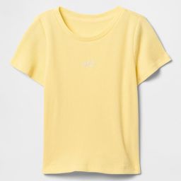 GAP Infant Girls Ribbed Pure Cotton T-shirt-picture-14