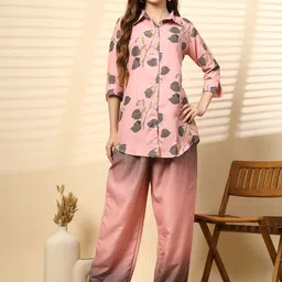 Clora Creation Printed Shirt With Palazzo Co-Ords-image-19