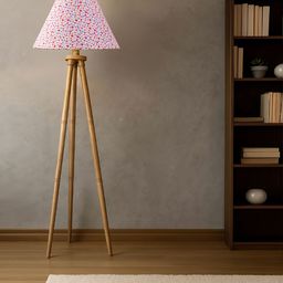 Devansh Brown Wood Frustum Floor Lamp-picture-43