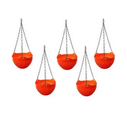 Crystal Hanging Planter with Metal Hanging Chain-43