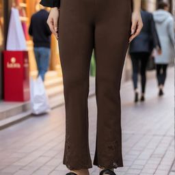 Presence Women Relaxed Regular Fit High-Rise Culottes Trouser-image-75
