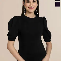 Mast & Harbour Pack of 2 Puff Sleeve Top-picture-14