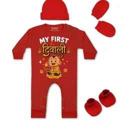 arvesa My First Diwali Printed Jumpsuit Set-picture-8