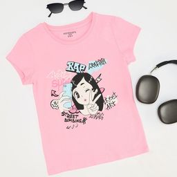 Pantaloons Junior Girls Applique T-shirt-image-116