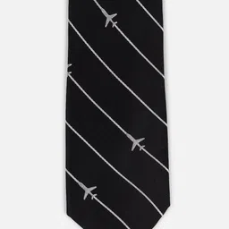 Louis Philippe Men Printed Silk Broad Tie-picture-19