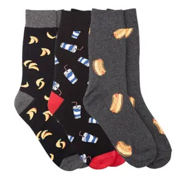 The Tie Hub Pack Of 3 Patterned Calf Length Socks-13