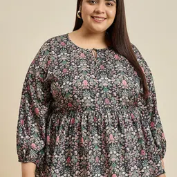 Sztori Floral Print Top-picture-3