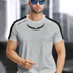 TRIPR Round Neck Raglan Sleeves T-shirt-image-45