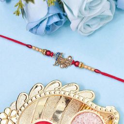 MEIRA JEWELLERY Set Of 1 Rakhi With Roli Chawal-image-31