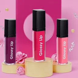 TILKOR Set Of 4 Smudge Proof Vibrant Matte Liquid Lipstick - 6 ml Each Rich Red-40