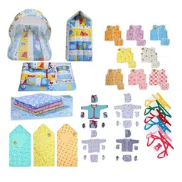 Fareto Infant 56-Pcs Pure Cotton Baby Apparel Gift Set-image-10