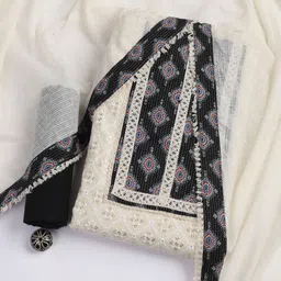 Meena Bazaar Floral Embroidered Unstitched Dress Material-image-70