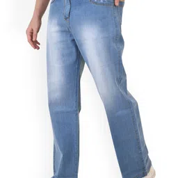 LINARIA Men Classic Boyfriend Fit Low Distress Heavy Fade Jeans-picture-47