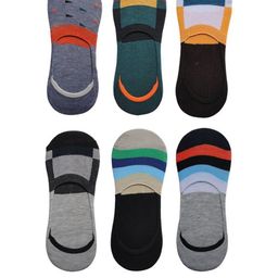 VOICI Set Of 6 Loafer No-Show Invisible Socks-image-92