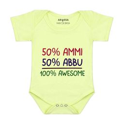 Arvesa Ammi & Abbu Printed Bodusuit-image-3