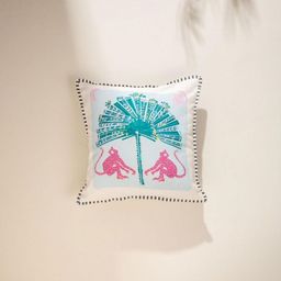 FREEDOM TREE Blue & White Square Cushion Covers-image-84