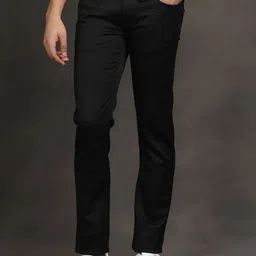 Turtle Men Narrow Tapered Fit Mid-Rise Light Fade Stretchable Jeans-image-72