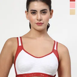 LILY Women Pack of 4 Seamless Full Coverage Bra-picture-56