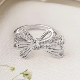 JOKER & WITCH Silver-Plated Adjustable Finger Ring-56