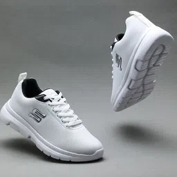 TPENT Men Mesh Walking Non-Marking Shoes image 1