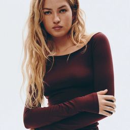 H&M Draped One-Shoulder Top-picture-25